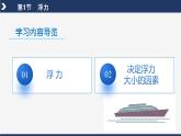 【人教版】八下物理  10.1  浮力  课件+教案+导学案+同步练习+内嵌视频