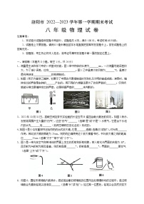 河南省洛阳市2022-2023学年上学期八年级期末考试物理试卷(含答案)