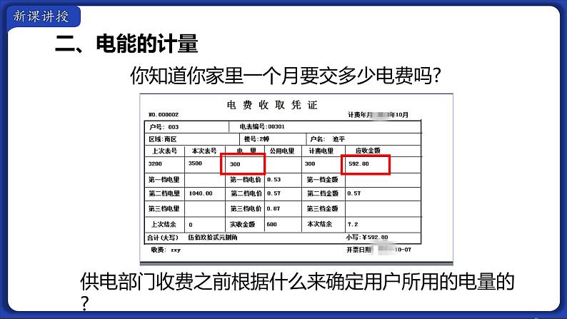 18.1 电能 电功 课件 2022-2023学年人教版物理九年级全一册08