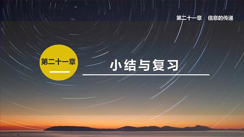第二十一章 小结与复习  课件 2022-2023学年人教版物理九年级全一册第1页