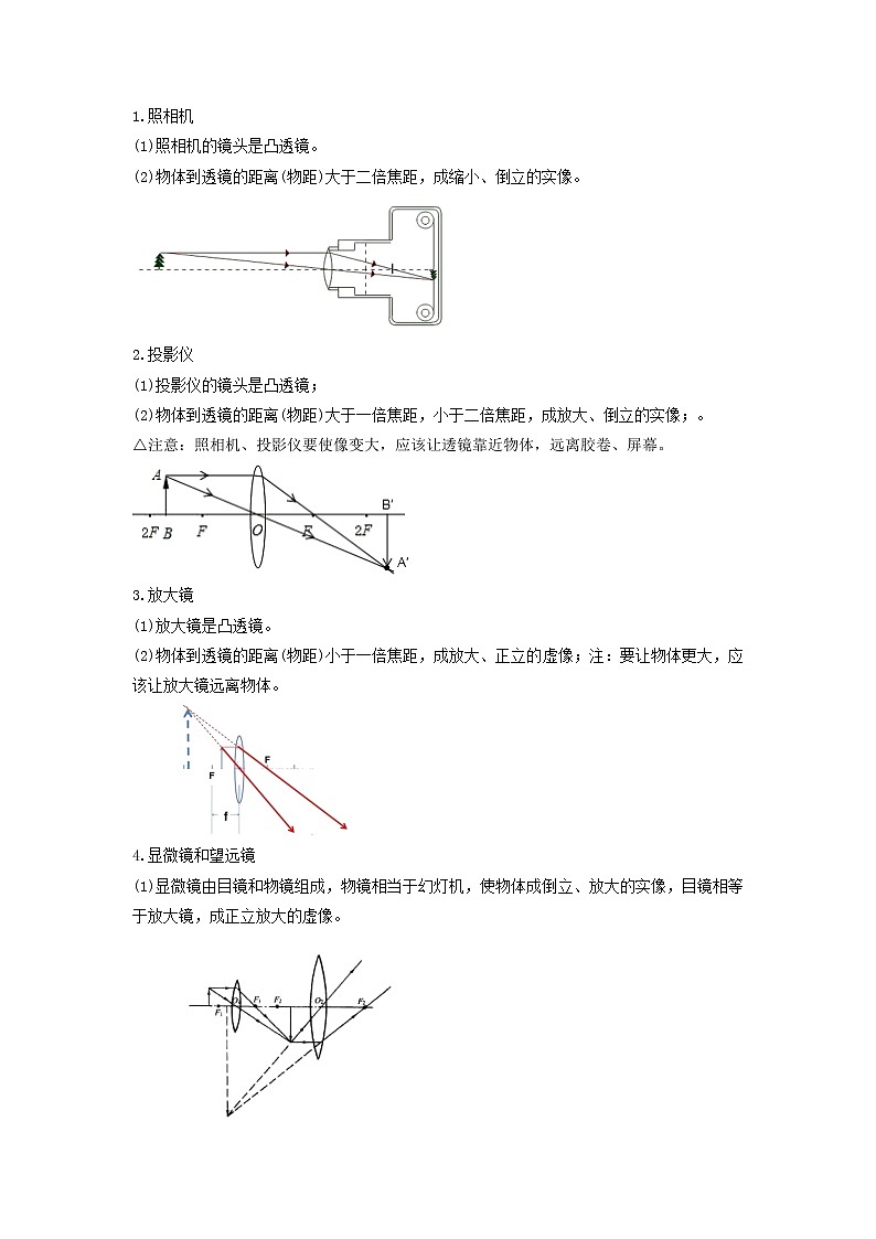 备战2023物理新中考二轮复习重难突破（河北专用）专题03 透镜成像规律（原卷版）第3页