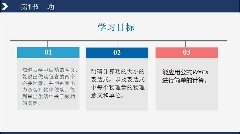 人教版八下物理  11.1  功  课件+教案+导学案+同步练习+内嵌视频03