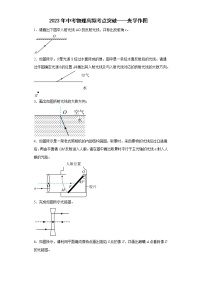 2023年中考物理高频考点突破——光学作图