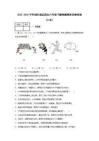 2022-2023学年湖北省宜昌市八年级下册物理期末仿真模拟（AB卷）含解析