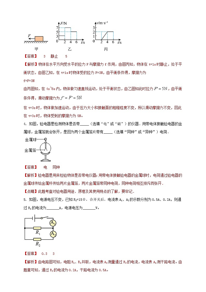 2023年初中学业水平考试一模精品物理试卷（河南省专用）（原卷版+解析版）02