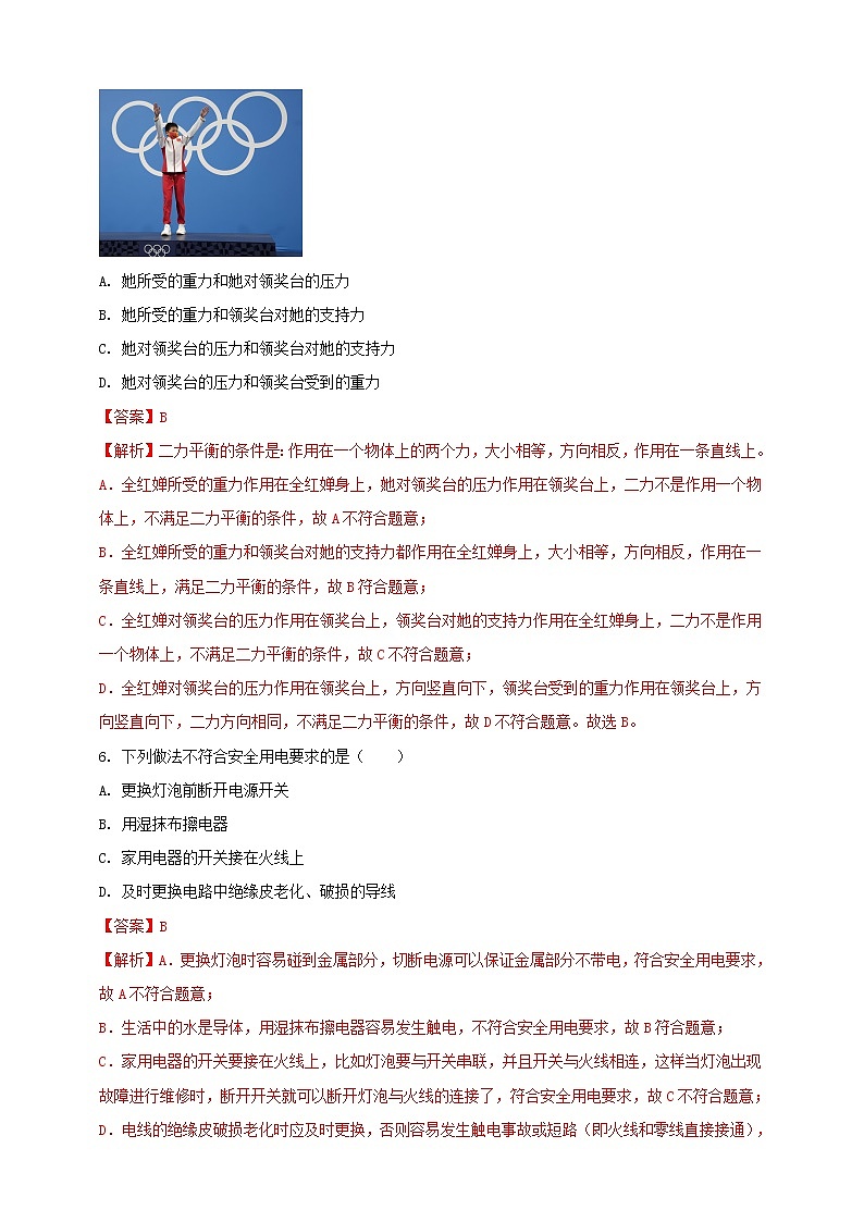 2023年初中学业水平考试一模精品物理试卷（湖南省专用）（解析版） 第3页
