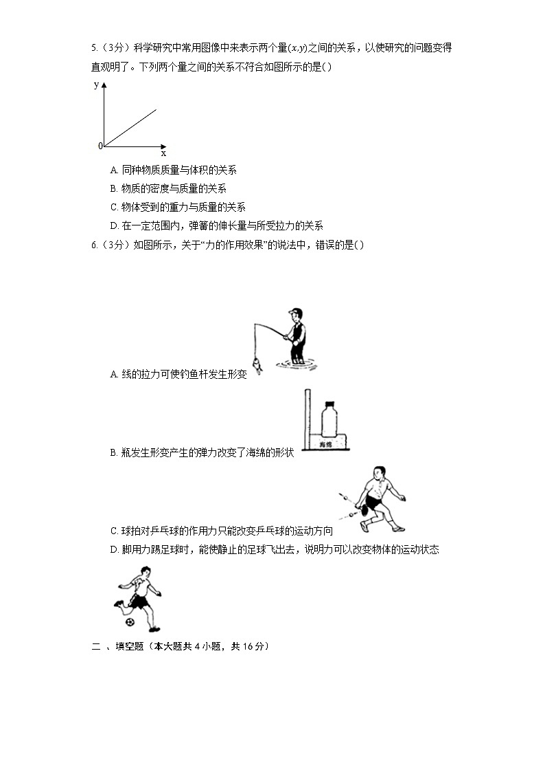 人教版八年级下册《第7章 力》2023年单元测试卷第2页