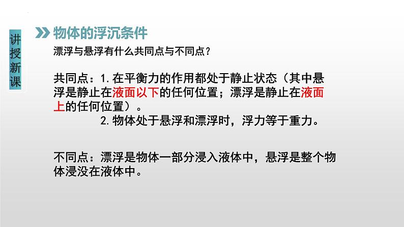 10.3物体的浮沉条件及应用（课件）-2022-2023学年八年级物理下册（人教版）第6页