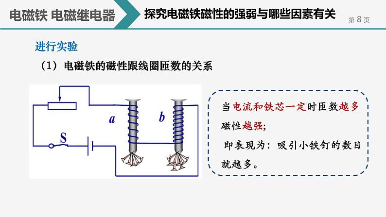 第二十章 第3节 电磁铁 电磁继电器 课件08