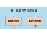 18.5 能源与可持续发展（课件）-苏科版九年级物理下册同步教学精美课件