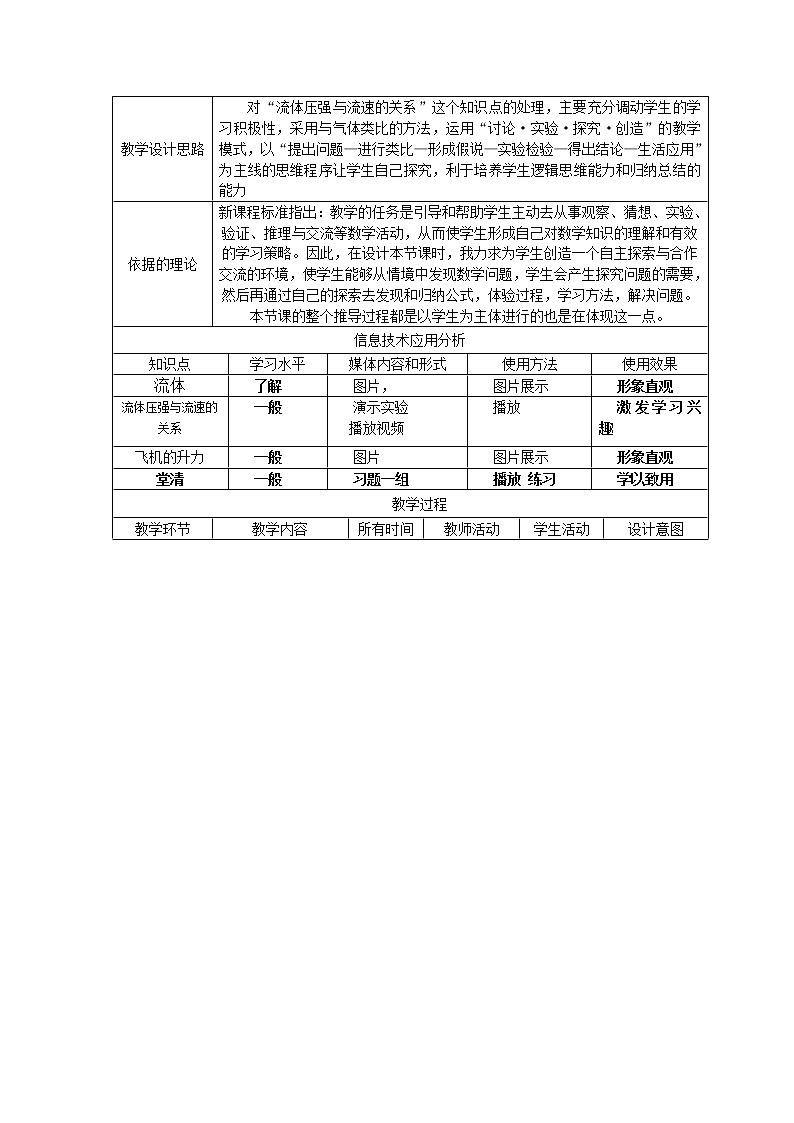 第8章 压强与浮力 第7节 飞机为什么能上天 课件+教案+素材02