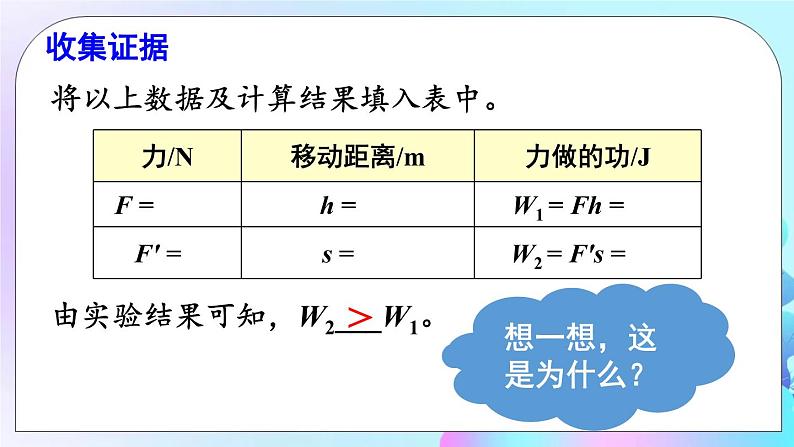 第9章 机械和功 第5 节 探究——实用机械是否省功 课件+教案05