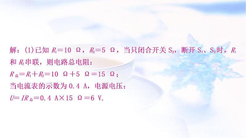 中考物理复习专题4动态电路与范围、极值类计算教学课件05