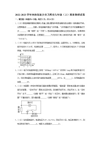 河南省新乡市卫辉市2022-2023学年九年级上学期期末物理试题（含答案）