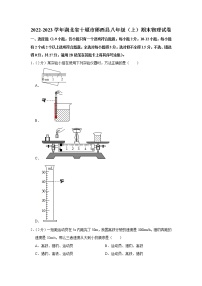 湖北省十堰市郧西县2022-2023学年八年级上学期期末物理试卷（含答案）