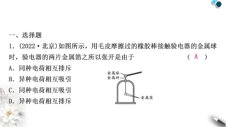 沪科版中考物理总复习第十四章了解电路课件02