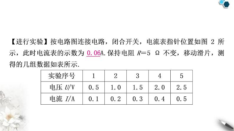 沪科版中考物理总复习第十五章探究电路第2讲探究电流与电压、电阻的关系课件第4页