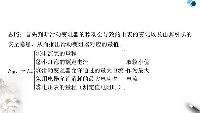 沪科版中考物理总复习专题极值、范围类计算课件05