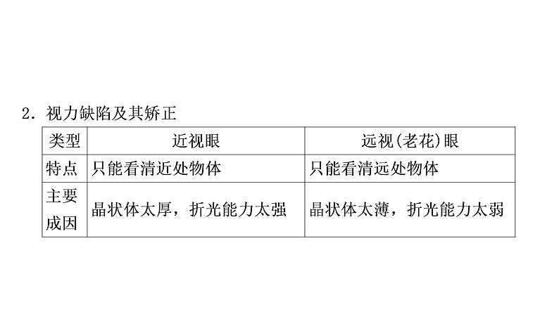 沪粤版中考物理复习第3讲光和眼睛第2课时透镜及其应用课件06