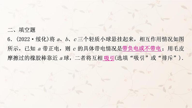 人教版中考物理复习第13讲电流、电路、电压和电阻作业课件07