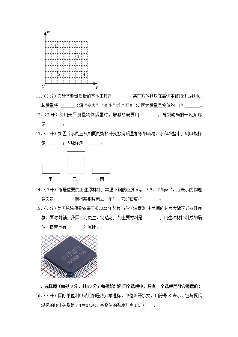 安徽省六安市霍邱县2022-2023学年八年级上学期期末物理试卷(含答案)第3页