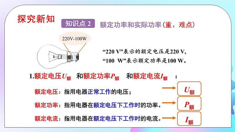 第16章 电流做功与电功率 第2节 电流做功的快慢 第2课时 额定功率与实际功率 课件+教案+素材05