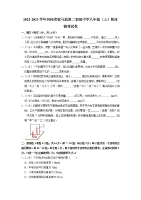 河南省驻马店第二初级中学2022-2023学年八年级上学期期末物理试卷