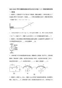 安徽省淮南市凤台县2022-2023学年九年级上学期期末物理试卷（含答案）