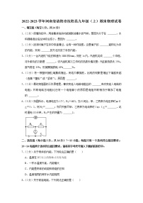 河南省洛阳市汝阳县2022-2023学年九年级上学期期末物理试卷（含答案）