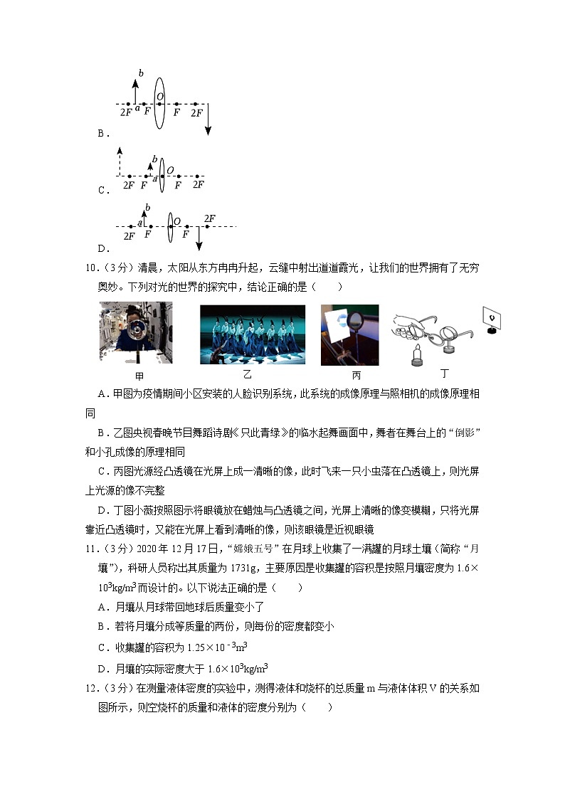 山东省德州市齐河县2022-2023学年度上学期期末考试八年级物理试题03