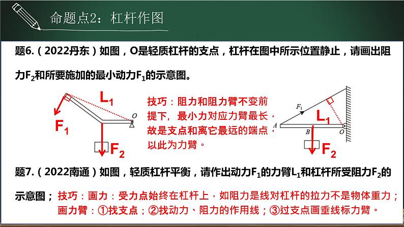 第8.1讲 杠杆-2023年中考物理一轮命题点详解复习课件第8页