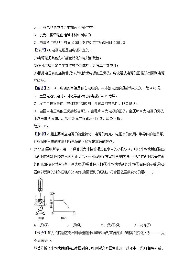 2021年辽宁省沈阳市中考物理试题（教师版）第2页