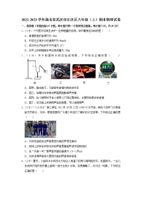 湖北省武汉市江汉区2022-2023学年八年级上学期期末物理试卷