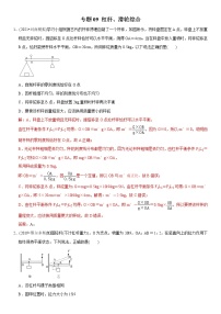 中考物理二轮复习易错专练专题09 杠杆、滑轮综合（2份打包，教师版+原卷版）