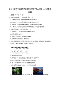 湖北省武汉市第三寄宿中学2022-2023学年八年级上学期期末考试物理试题（含答案）