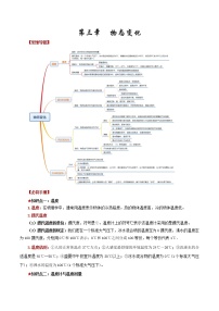 第三章 物态变化——2023年中考物理必背知识点梳理+思维导图