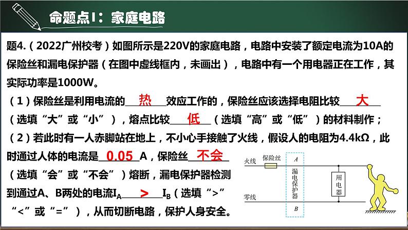 第13讲 家庭电路-2023年中考物理一轮命题点详解复习课件第7页