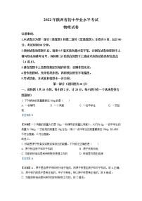 2022年陕西省中考物理真题（A）（教师版）