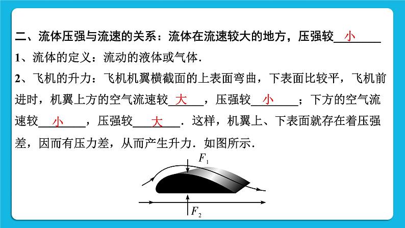 第九讲03第3节 大气压强 流体压强与流速的关系 课件第6页