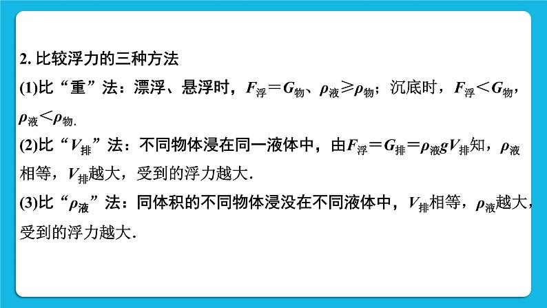 第十讲03微专题1 浮力、压强综合判断 课件03