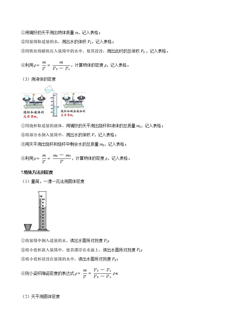 2023年中考物理二轮复习讲与练专题11 力学实验（教师版）第3页
