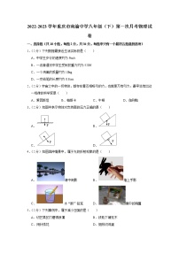 重庆市南渝中学2022-2023学年八年级下学期第一次月考物理试卷（含答案）