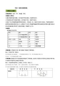 中考物理一轮微专题复习专题22中考电路及电路图问题（教师版）