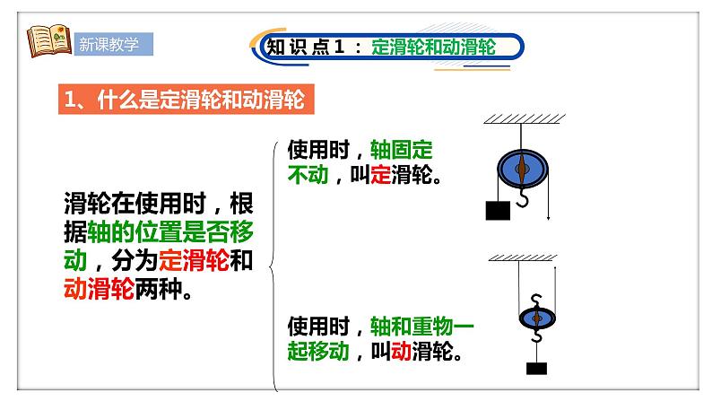 第十二章第二节 滑轮 课件  人教版八年级物理下册 (1)第6页