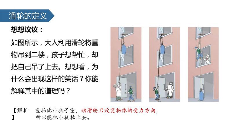 第十二章第二节 滑轮 课件  人教版八年级物理下册第5页