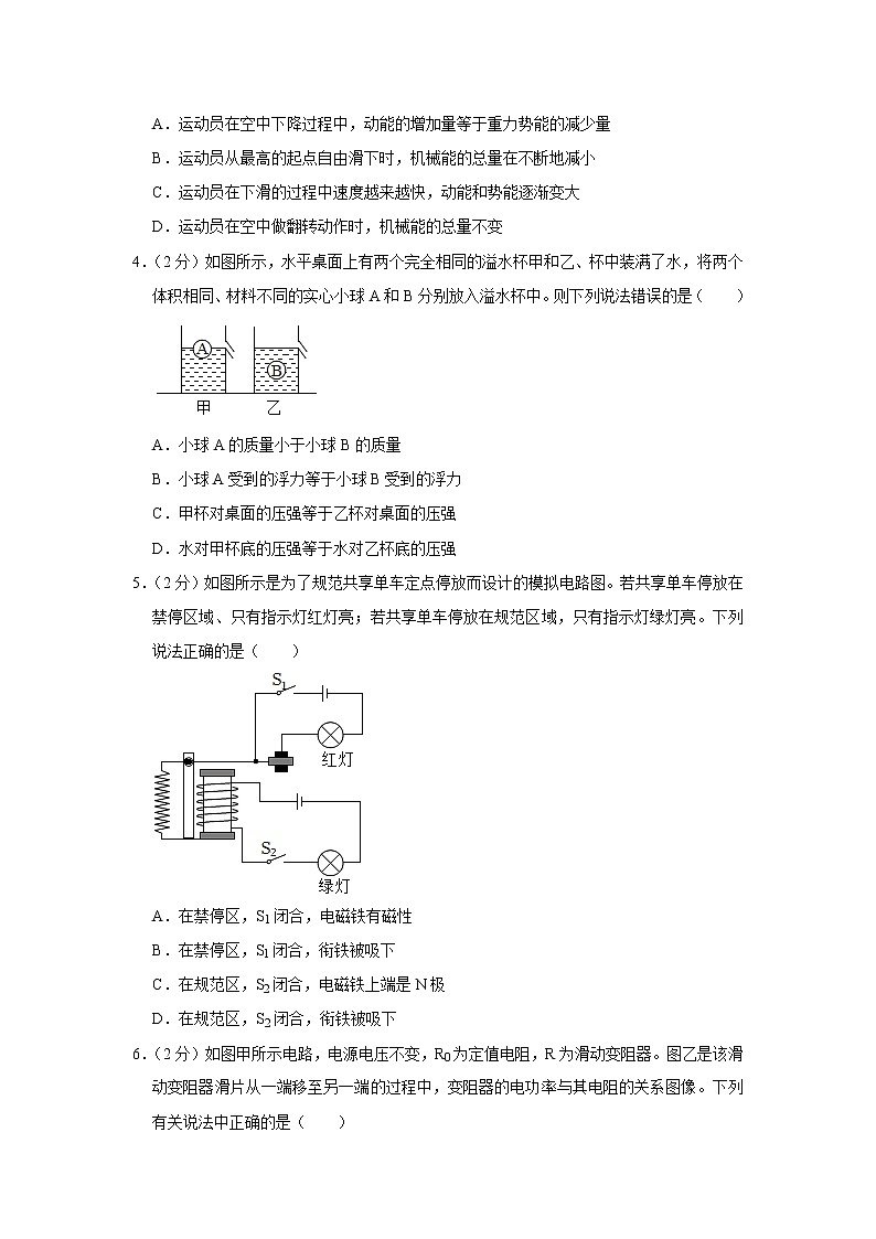 2023年安徽省滁州市定远县兴隆中学中考物理一模试卷(含答案)02