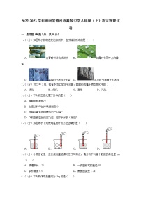 海南省儋州市鑫源中学2022-2023学年八年级上学期期末物理试题