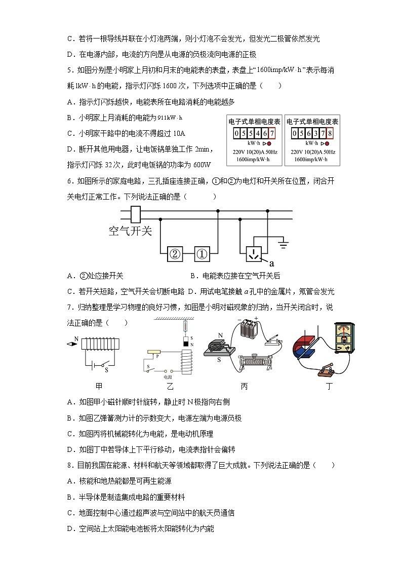 物理（湖北卷）（考试版）A4第2页