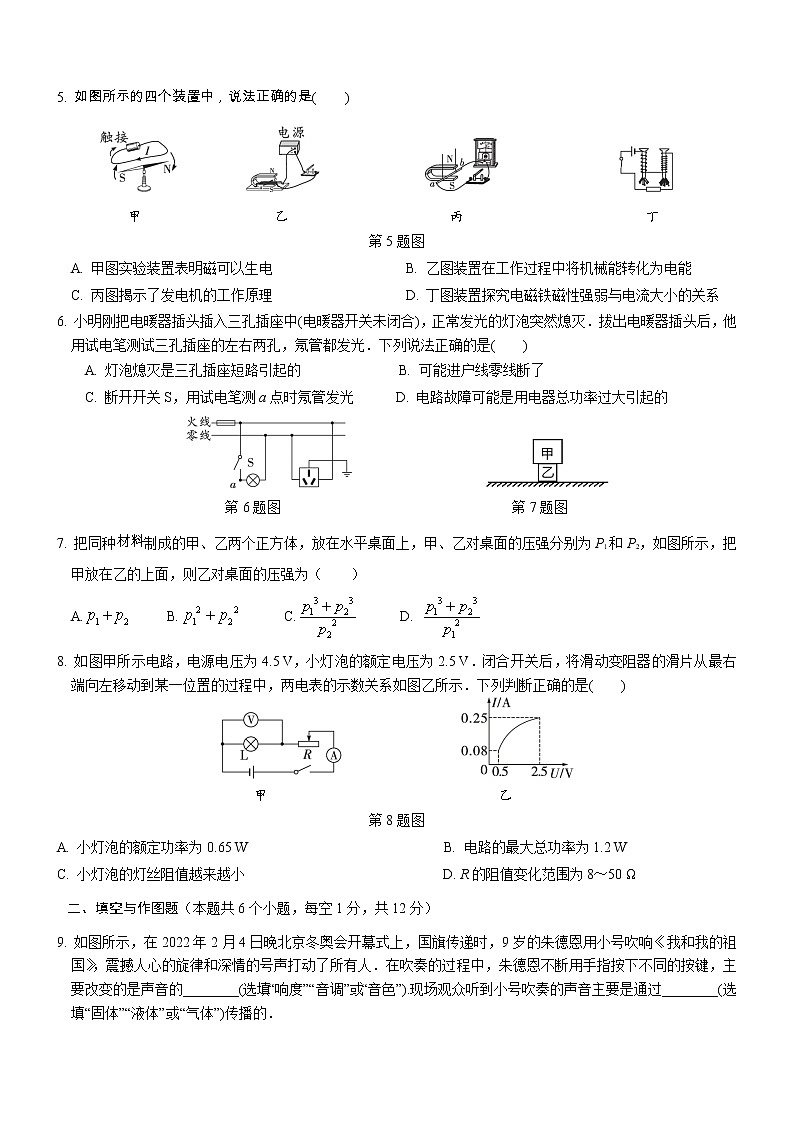 物理（重庆卷）（考试版）A4第2页