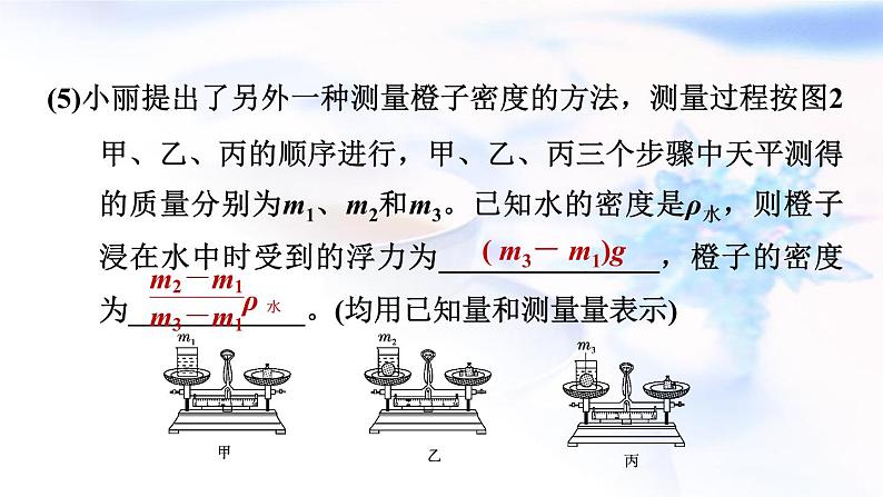 中考物理复习专题五力学高频实验教学课件06